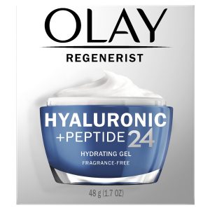 Olay Regenerist Hyaluronic + Peptide 24 Gel Face Moisturizer,