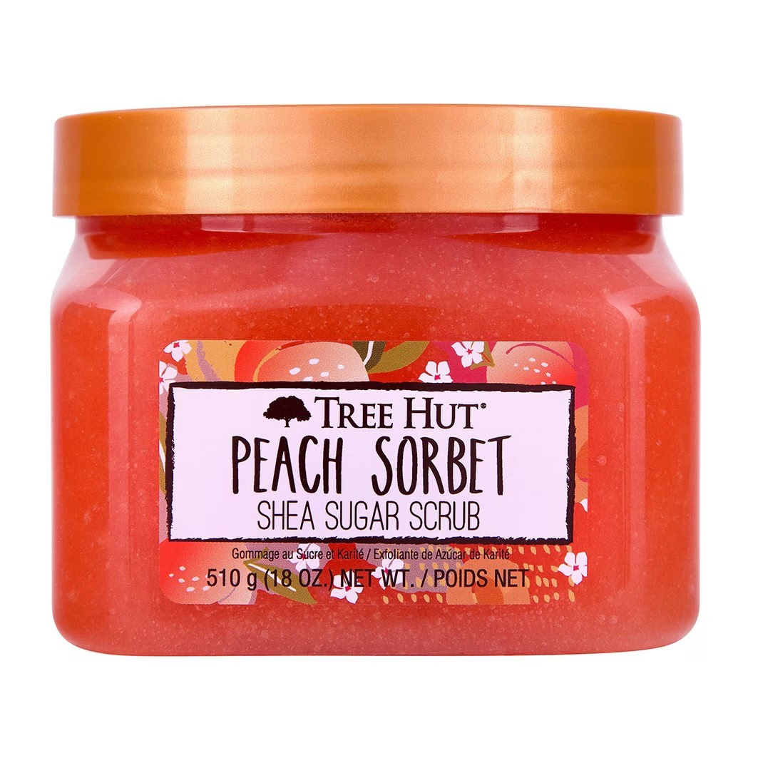 Tree Hut  Shea Sugar Body Scrub -peach sobert