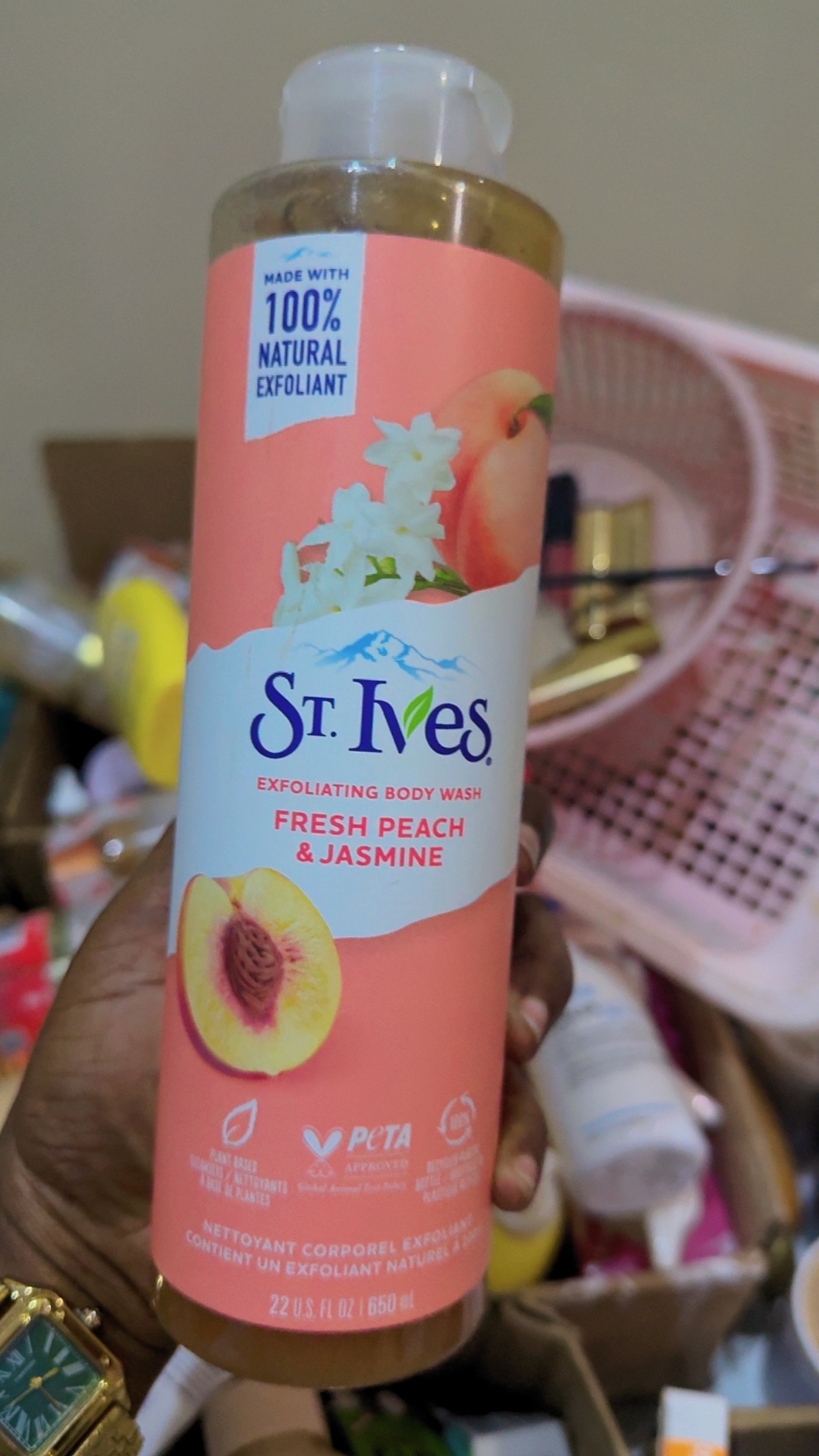 St Ives shower gel