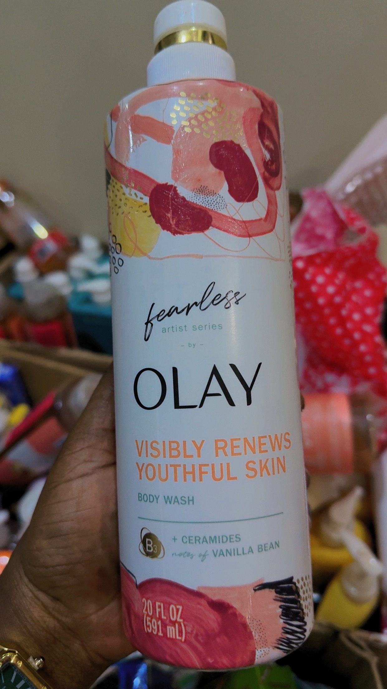 Olay visibly renew youthful skin